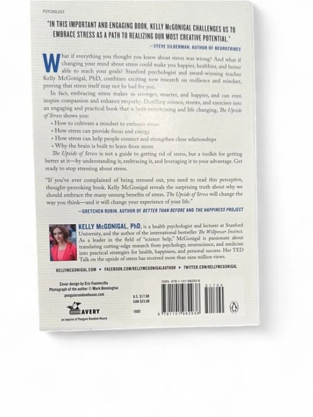 The Upside of Stress by Kelly McGonigal